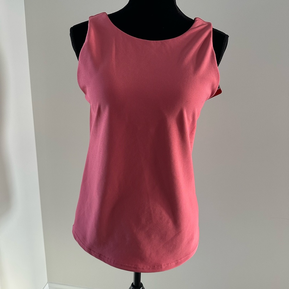 Women’s 32‎ Degrees Cool Salmon Ribbed Tank Top